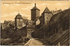 Old postcard AK Rothenburg - Kobolzellertor GERMANY (1074922)