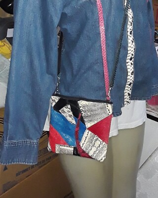 Female Snakeskin Shoulder Purse