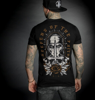HYRAW - Herren T-Shirt ''Keepers'' black (schwarz)
