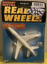 Real Wheels Vintage Diecast Metal Flight Force Air France 1997 Ja-Ru Inc  #3428