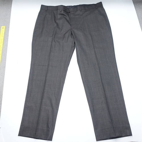 Lauren Ralph Lauren Anzughose Herren 40 x 30 grau kariert Viskose Business formell