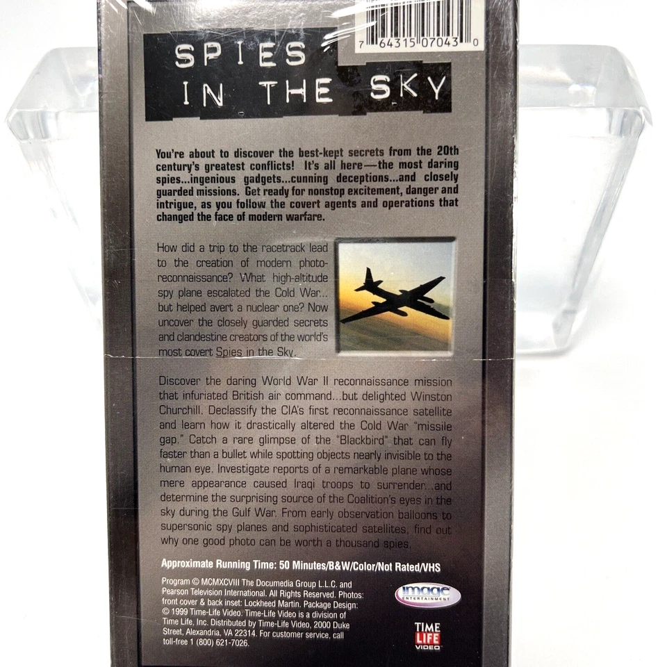 Sworn to Secrecy - Spies in the Sky (VHS) Time Life Video Secrets Of War Epic - Image 3 of 4
