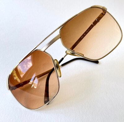 vintage DUNHILL 6011 col 40 gold plated rare sunglasses 59/17 MEDIUM no Hilton