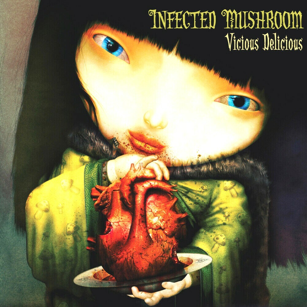 Infected Mushroom Vicious Delicious 12x12 Album Cover Poster Print