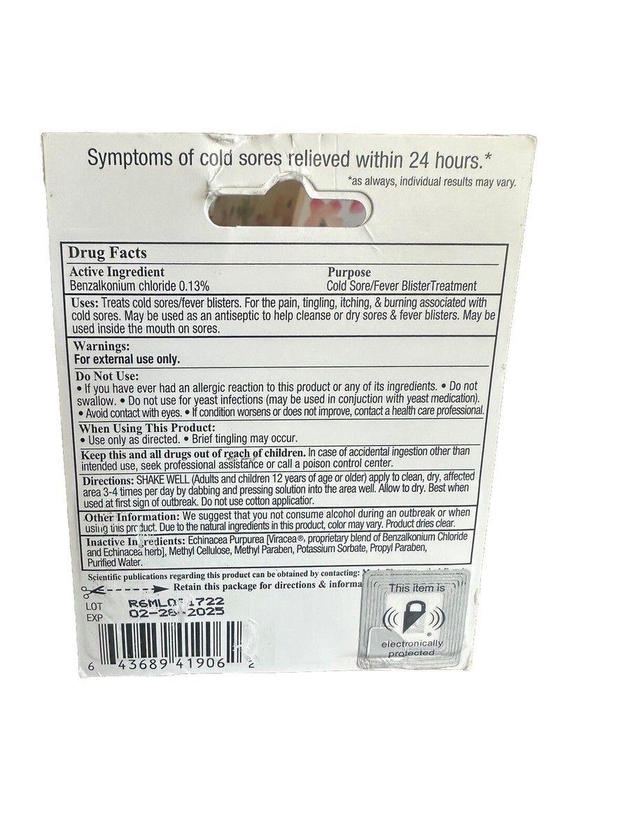 Releev 1 Day Cold Sore Treatment 6ML | eBay