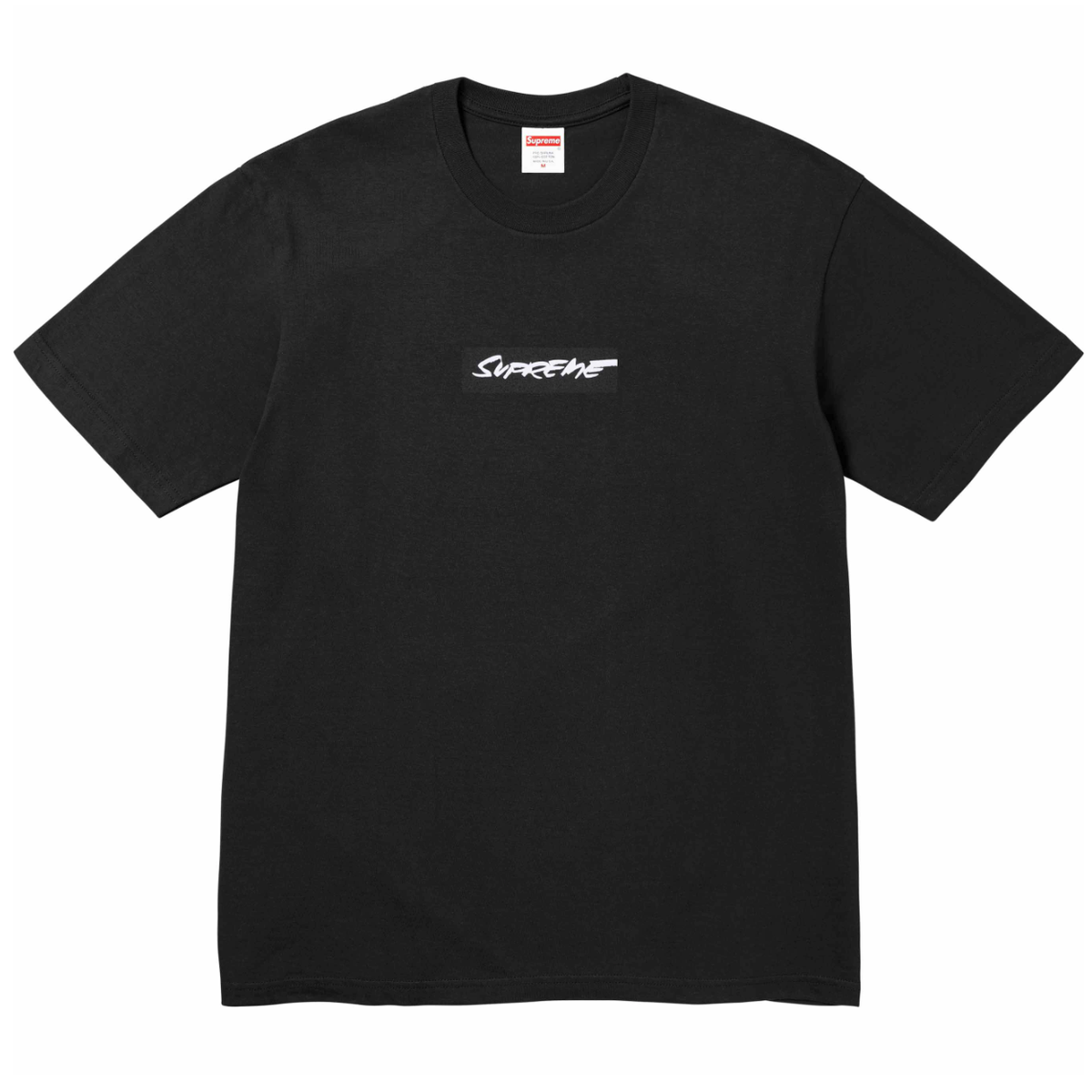 NWT Supreme Futura Box Logo Crewneck T-Shirt Black Tee Men