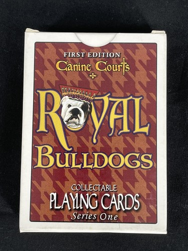 Canine Courts Royal Bulldog Collectable Playing Cards Series One Rare New - Picture 2 of 6