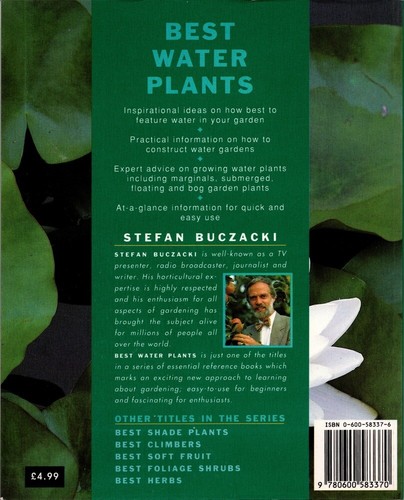 Best Water Plants - Amateur Gardening Guide by Stefan Buczacki - Colorful Book - Picture 2 of 2