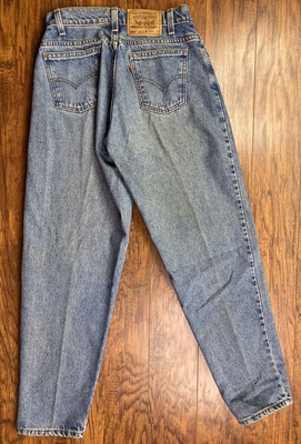VTG Levis 560 Sz 29x30 Mens Jeans Black Tapered Leg Cotton Orange Tab | eBay