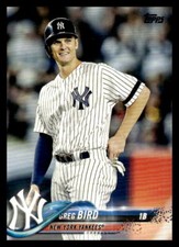 2018 Topps  Greg Bird #515 New York Yankees Baseball Card