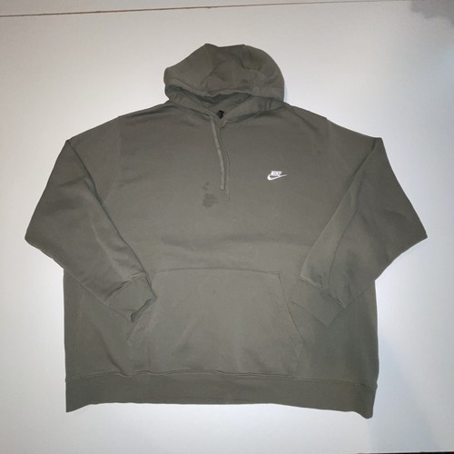 nike olive green hoodie mens