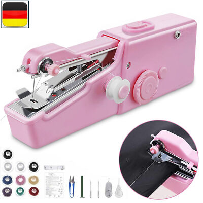 Compact Portable Mini Electric Sewing Machine Handheld Stitch Tool for Travel