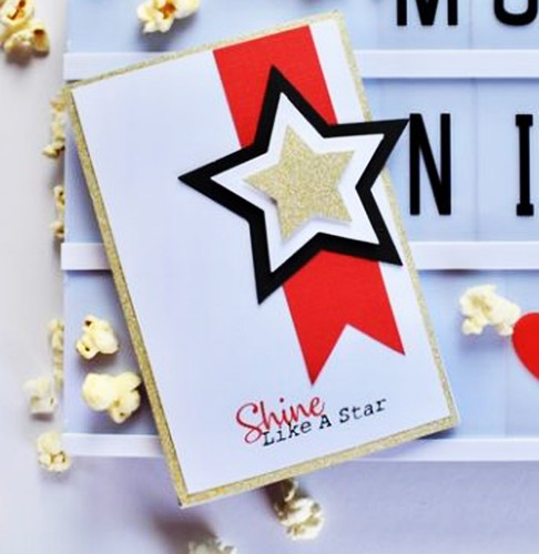 Sizzix Framelits Stars 5pc set #657567 Retail $22.99 5 perfect stars - Picture 9 of 12