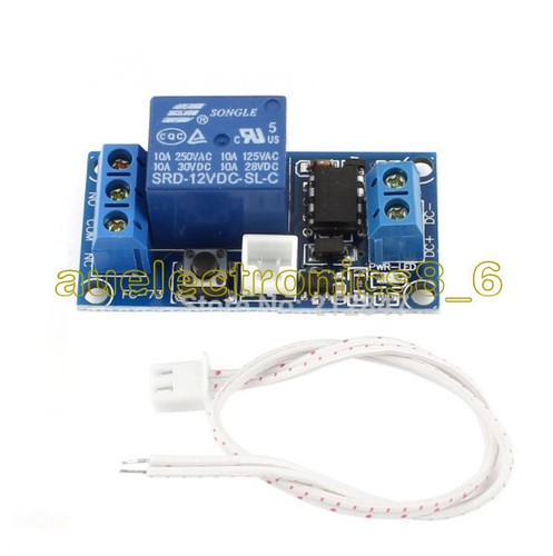 12V 1 Channel Latching Relay Module with Touch Bistable Switch MCU Control AU - Picture 2 of 5
