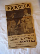 Pickwick Light Ale Haffenreffer BOSTON - 1941 newsprint ad