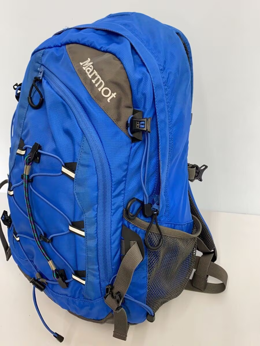 Marmot Backpack, Polyester, Blue, Solid Color, MJ… - image 2