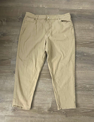 Divided by H&M Beige Skinny Chino Pants Women s Plus 18 Stretch Pockets
