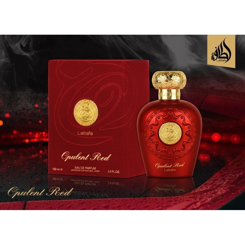Lattafa Opulent Red EDP Unisex 3.4 oz 100% Original Genuine New Sealed