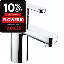 Bristan Nero Basin Sink Mono Mixer Tap Modern Chrome Stylish Round Single Lever