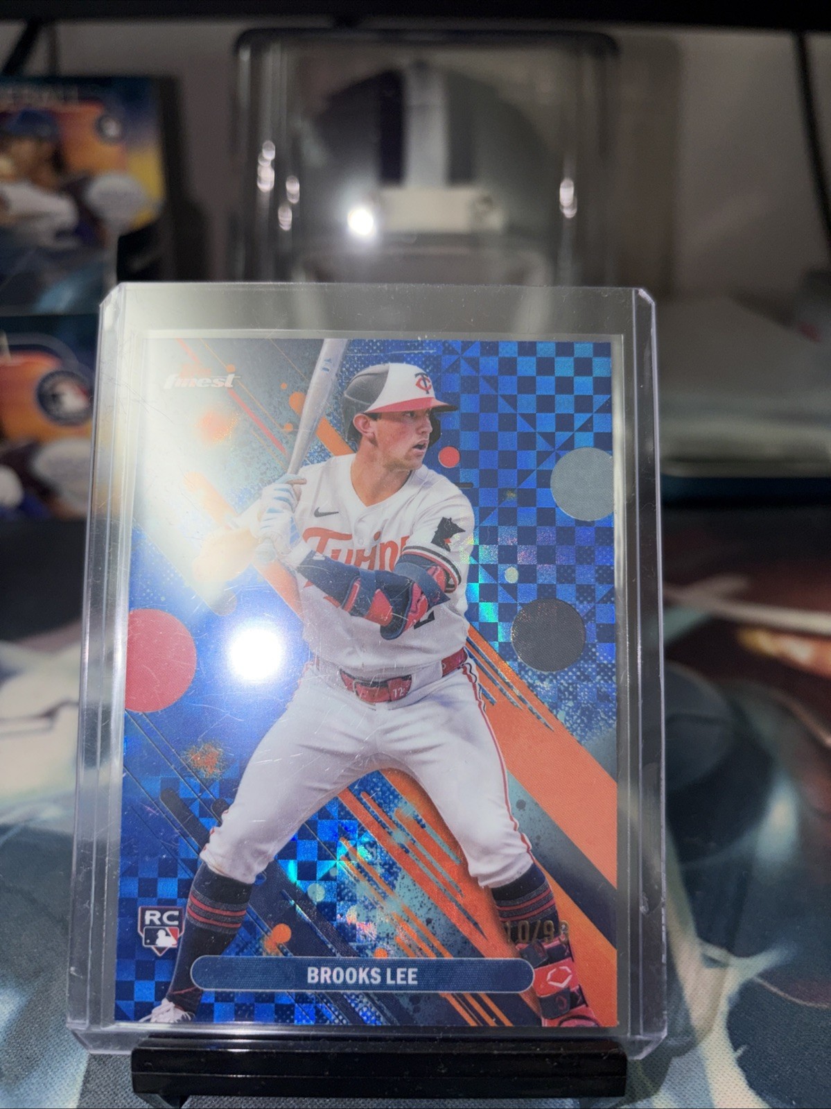 BROOKS LEE 2025 TOPPS FINEST COMMON ROOKIE BLUE CHECKERBOARD RC /99 Q5597