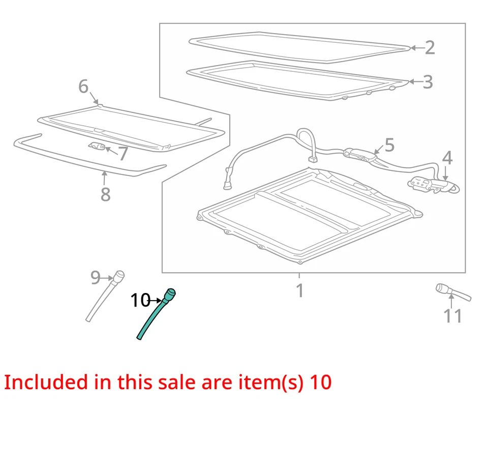 MANGUEIRA CADILLAC SEVILLE COMPATÍVEL COM 1998-2004 FDRN 25693795 - NOVA FABRICANTE DE EQUIPAMENTO ORIGINAL 25693795 - Imagem 2 de 3