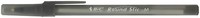 Bic Kugelschreiber Round Stic Simply Schwarz/Transparent, Schreibfarbe: Schwarz,