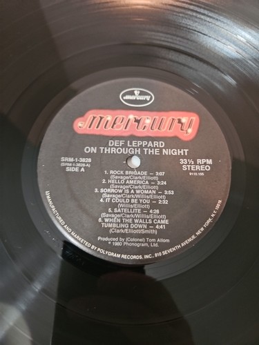 Def Leppard’s “On Through The Night “ (1980) LP ORIGINAL RELEASE Read - Picture 10 of 11