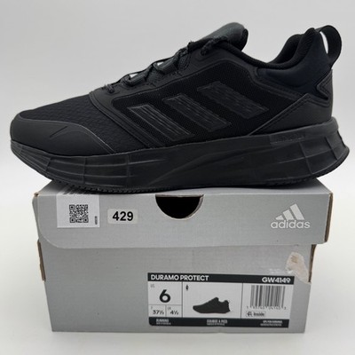 adidas Duramo Protect GW4149 Triple Black Running Women s Size 6 NEW