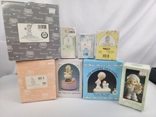 Vintage Lot of NOS Enesco PRECIOUS MOMENTS Figurines w/ box xmas grandma etc