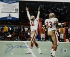 Joe Montana Signed 8x10 Photo 49ers Touchdown Celebration –Authenticated