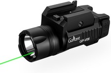 1500 Lumens Weapon Laser Light Long Runtime 160 Minutes, Type-C Rechargeable Adj