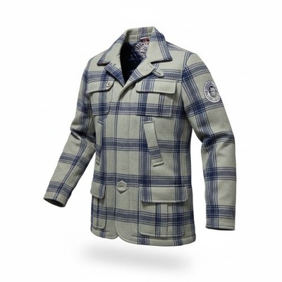 Tommy Hilfiger Denim Herren Heritage Field Jacket Utility Shacket Padded M Med