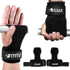 Weight Lifting Wrist Strap, Double Leather Weightlifting Wrist Straps for Gym St
