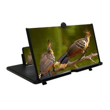 14" 3D HD Mobile Phone Screen Magnifier Projector - Universal Foldable Stand