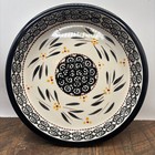 Temptations old world black 9 inch casserole/pie dish PPP– YT – 800474