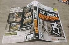 Tony Hawk's Underground (PH) (Microsoft Xbox, 2003) Authentic Cover Art Only