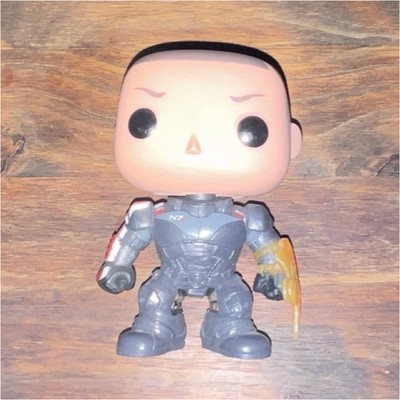 Funko Pop! Commander Shepard Mass Effect Vinyl Figure w/ Armor & N7 Logo