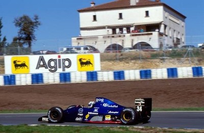 Nicola Larini Modena Team Lambo 291 Lamborghini Spanish GP Barcelo- Old Photo