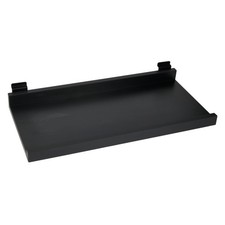 SSWBasics Wall Shelf - Black Wire Display Shelf, 11½”D X 24”L, 10”