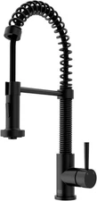 Vigo Edison 19" Single Handle Pull-Down Kitchen Faucet VG02001MB Matte Black NEW