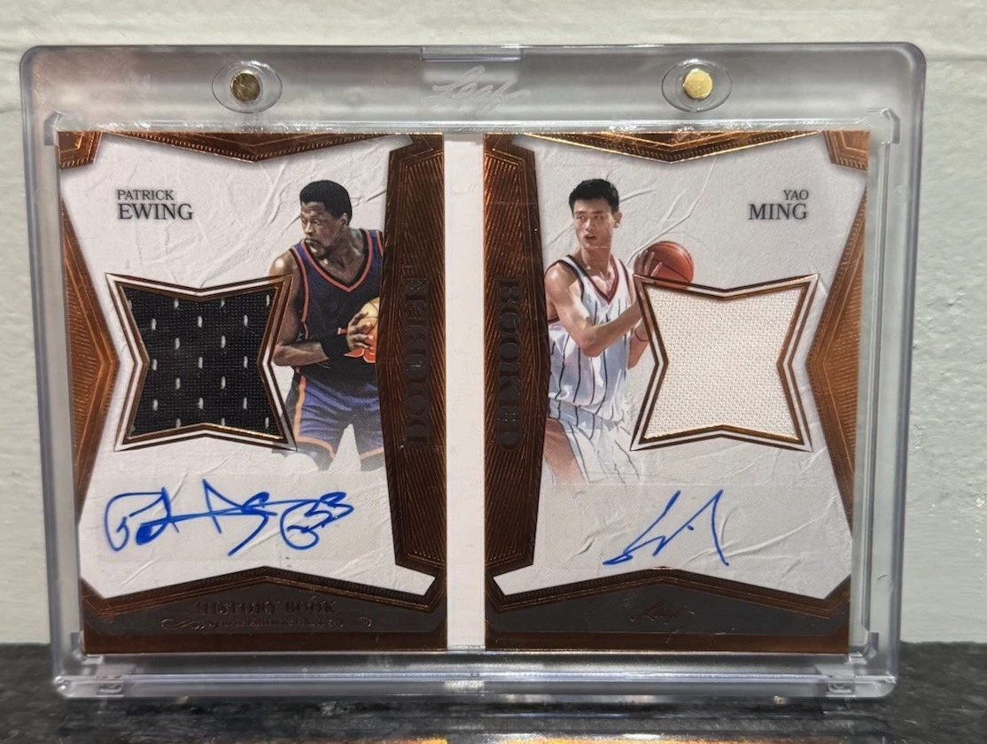 Yao Ming Basketball Autographed Sports Trading Cards & Accessories