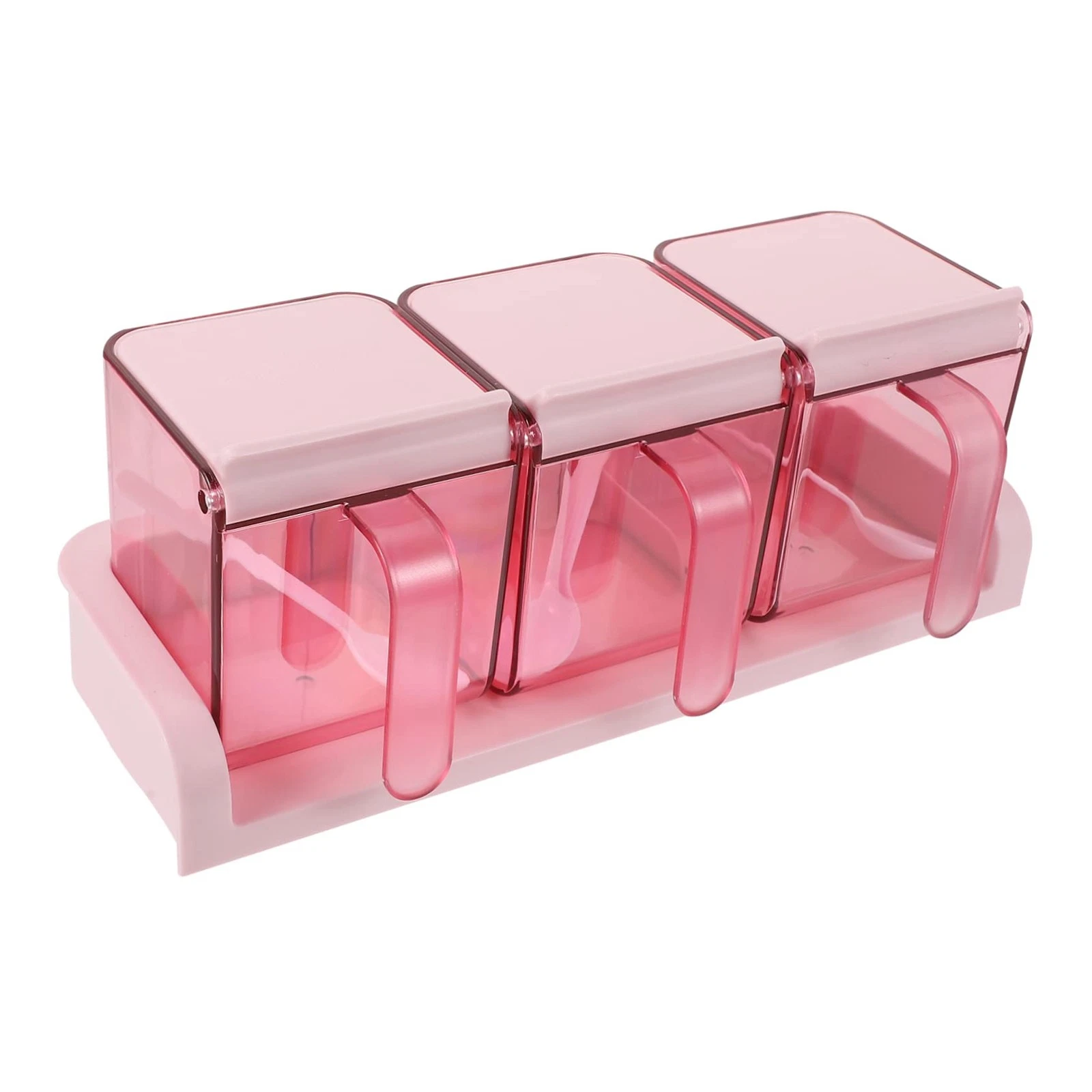 1set Seasoning Holder Container Practical Spice Storage for to Clean Capacity...