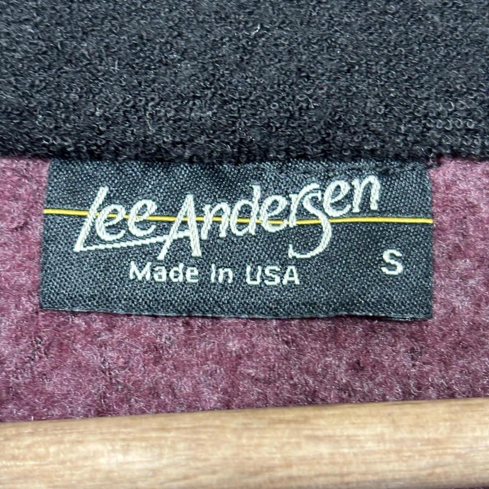 Vintage lee andersen patchwork jacket cardigan - image 4