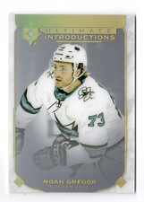 2019-20 UD Ultimate Noah Gregor Ultimate Introductions