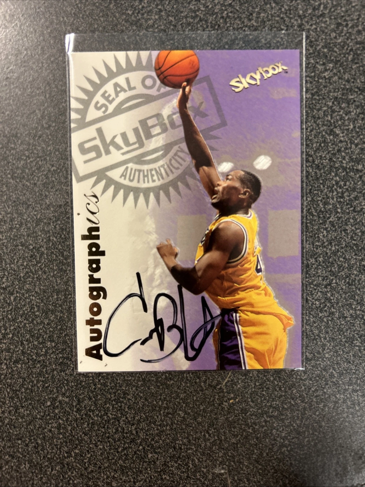 Corie Blount trading card