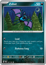 Zubat 027/064 Shrouded Fable Common Pokemon NM/M