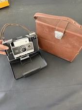 Polaroid Land Camera 360 Electronic Flash w/ Black Brown Cases Vintage