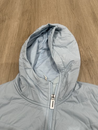 NWT Smartwool Smartloft Hoodie Vest Women S Blue Puffer Quilted Merino Wool - Picture 4 of 11