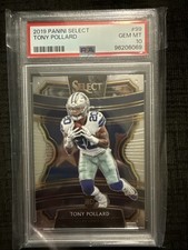 2019 Panini Select - Concourse Tony Pollard #99 Silver Prizm (RC)