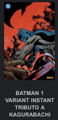 Batman #1  Variant Manga Tribute to Kagurabachi   Panini Italy 